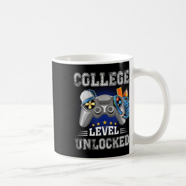 Taza De Café Video sin bloquear de nivel universitario de vuelt (Derecha)