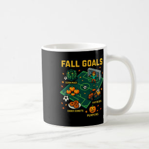 Taza De Café Videojuego de fútbol divertido para niños en otoño