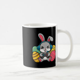 Taza De Café Videojuego de Pascua Bunny Eggs Jugador de Juegos
