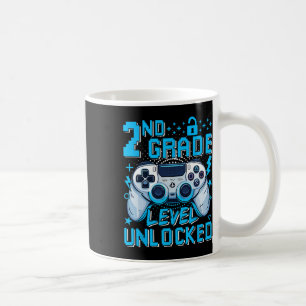 Taza De Café Videojuego desbloqueado de nivel de 2do grado Prim