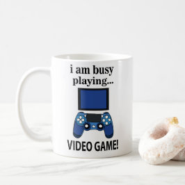 Taza De Café Videojuego Estoy ocupado Jugando Videojuego
