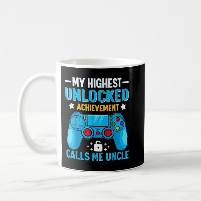 Taza De Café Videojuego masculino Lover Funny Gaming Gamer Uncl (Izquierda)