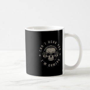 Taza De Café Videojuegos Calavera Divertido Regalo para Jugador