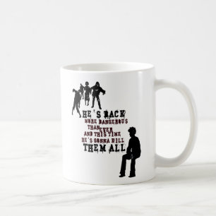 Taza De Café Videojugador - asesino del zombi