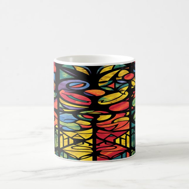 Taza De Café Vidrio manchado (Centro)