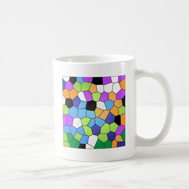 Taza De Café Vidrio manchado (Derecha)