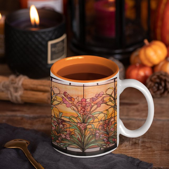 Taza De Café Vidrio Manchado Art versión 7 Mug (Stained Glass Art version 7 Mug
)
