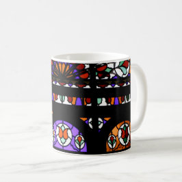 Taza De Café Vidrio Manchado Colorido