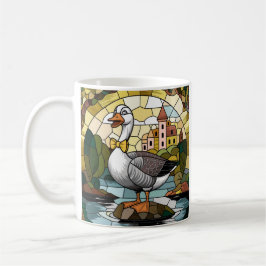 Taza De Café Vidrio manchado, vidrio manchado de oca suave