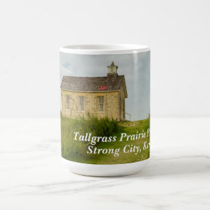 Taza De Café Vieja escuela en Kansas Prairie