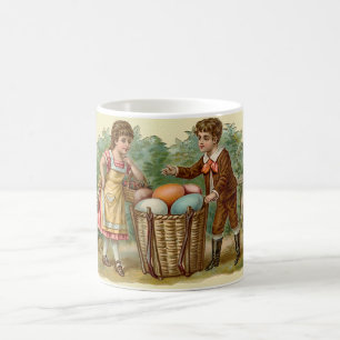 Taza De Café Vieja Pascua Victoriana