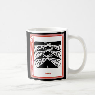 Taza De Café vieja portada del libro de emparchetes Price Speak