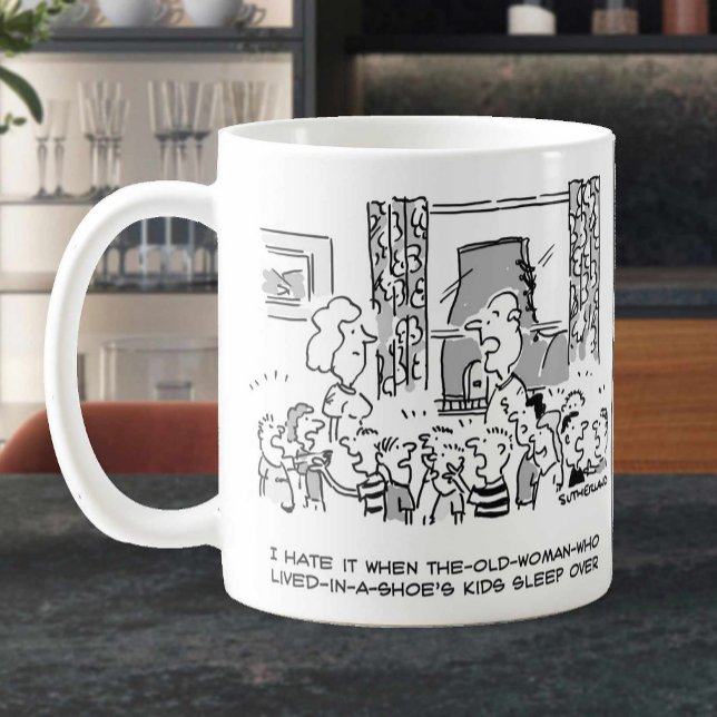 Taza De Café Vieja que vivió en una espiga de zapatos. Divertid (Subido por el creador)