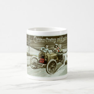 Taza De Café Viejo auto y arte vintage para niños