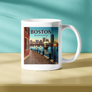 Taza De Café Viejo Boston Massachusetts