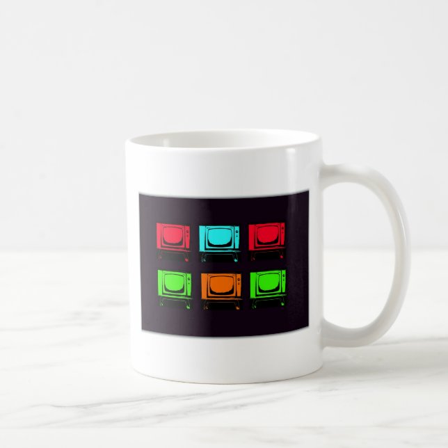 Taza De Café Viejo collage de la TV (Derecha)