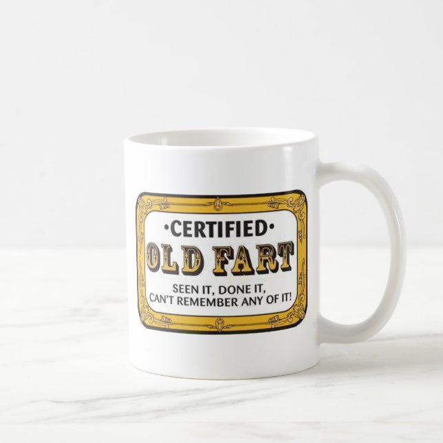 Taza De Café Viejo Fart (Derecha)