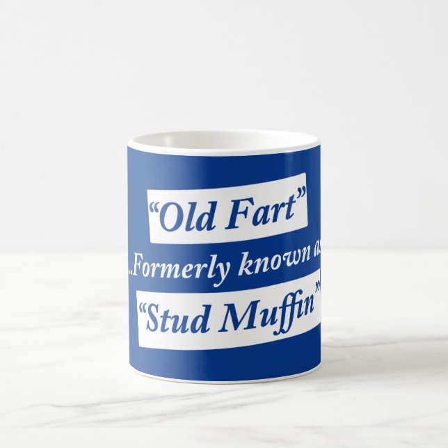 Taza De Café Viejo Fart conocido antes como mollete del perno (Centro)