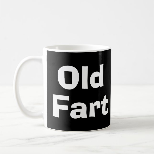 Taza De Café Viejo Fart sobre la colina (Izquierda)