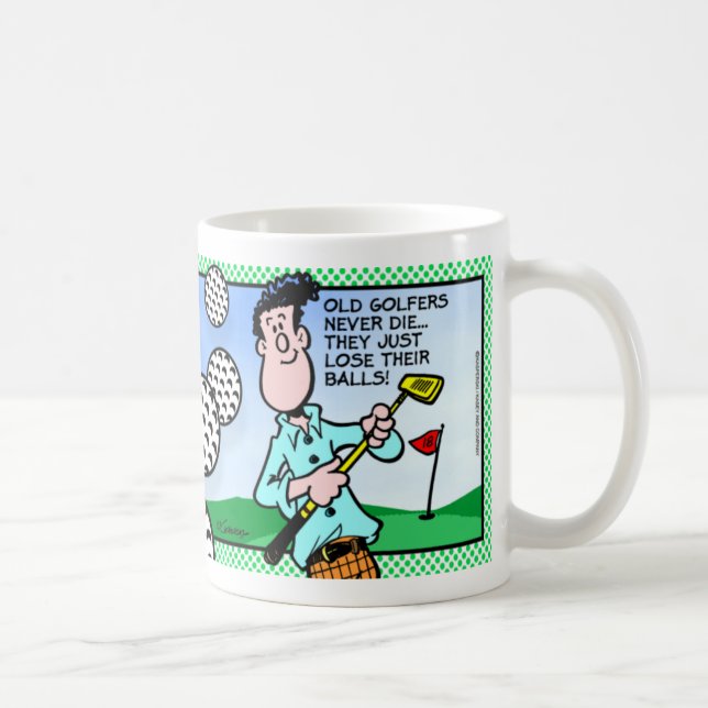 Taza De Café Viejo golfista (Derecha)