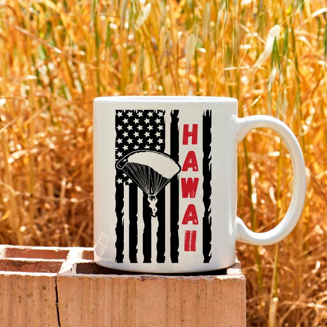 Taza De Café Viejo parapente hawaiano en parapente (Subido por el creador)