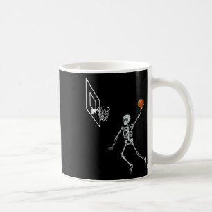 Taza De Café Viejo Skeleton Sketll Player Dunop Hoop Hallow