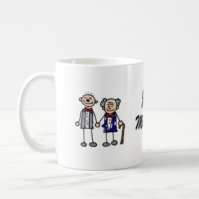 Taza De Café Viejos pares gay (Izquierda)