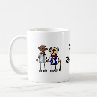 Taza De Café Viejos pares gay interraciales