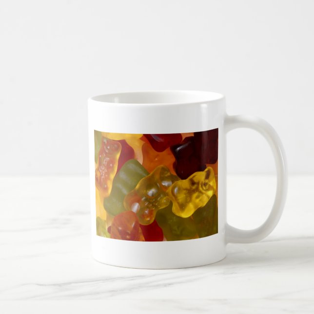 Taza De Café Viele bunte Gummibärchen (Derecha)
