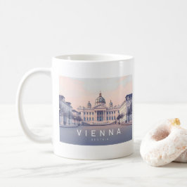 Taza De Café Viena Austria Pastel Travel Design