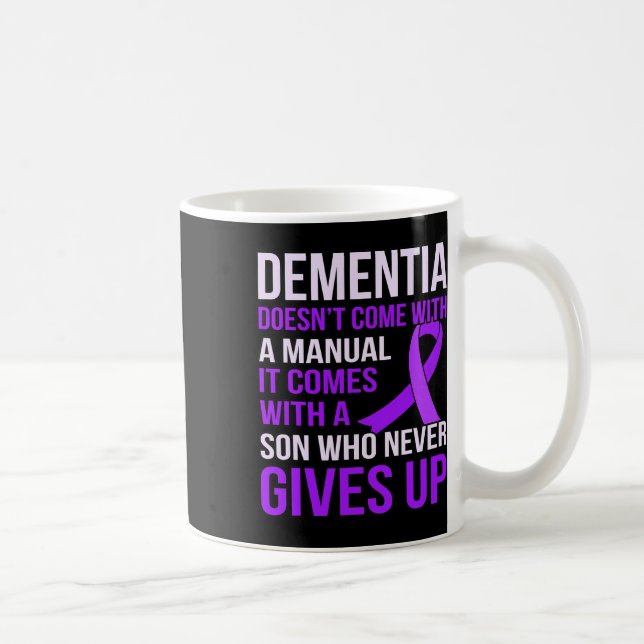 Taza De Café Viene con el gráfico de conciencia de un hijo Alzh (Derecha)