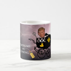 Taza De Café Vienen las rabietas/Anti Trump,