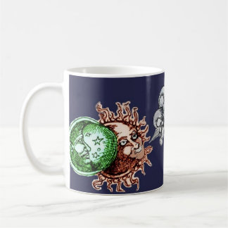 Taza De Café viento del sol de la luna