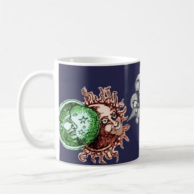 Taza De Café viento del sol de la luna (Izquierda)