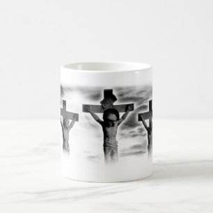 Taza De Café Viernes Santo, Escena de Crucifixión de Cristo