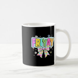 Taza De Café Viernesyay Viernes Feliz Divertido Fin de Semana P