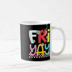 Taza De Café Viernesyay Viernes Feliz Fin de Semana Divertido P