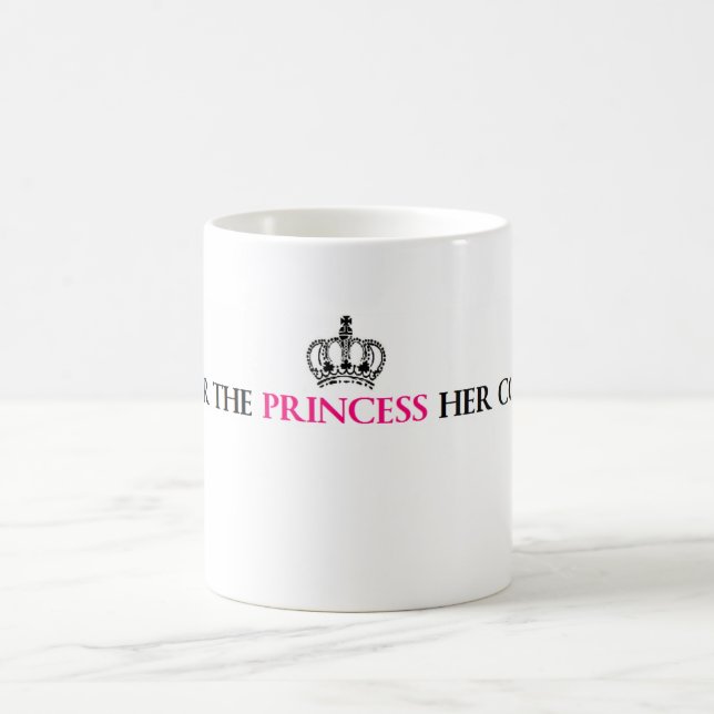 Taza De Café Vierta a la princesa Her Coffee (Centro)