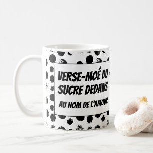 Taza De Café Vierte un poco de azúcar