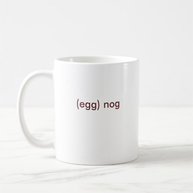 Taza De Café viga de madera (del huevo) (Izquierda)