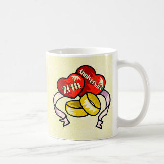 Taza De Café vigésimo Aniversario de boda