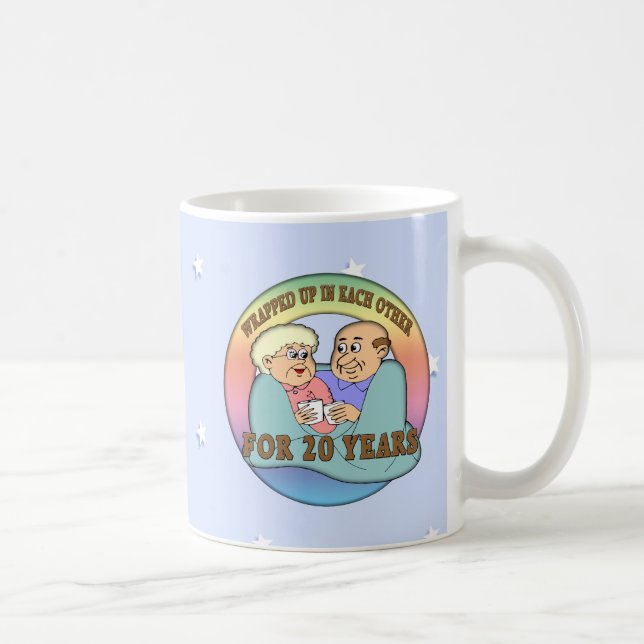 Taza De Café vigésimo Aniversario de boda (Derecha)