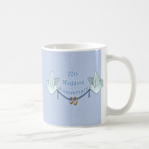 Taza De Café vigésimo Aniversario de boda