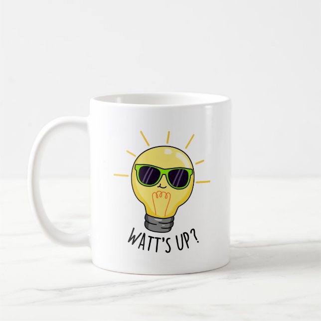 Taza De Café Vigila el divertido timbre de luz (Izquierda)