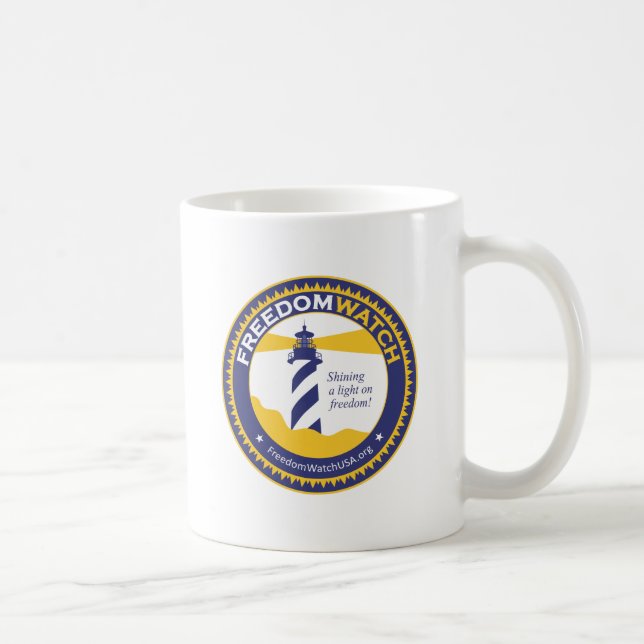 Taza De Café Vigilancia de la libertad (Derecha)