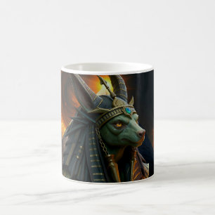 Taza De Café Vigilante del Más Allá – Anubis. 