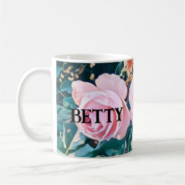 Taza De Café viintage birds purple botanical wallpaper