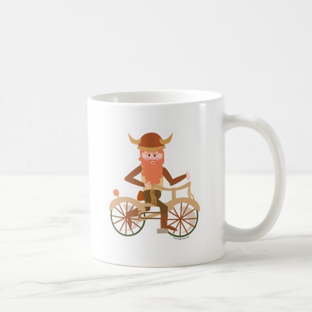 Taza De Café Viking Biking (Derecha)
