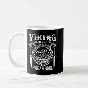 Taza De Café Viking Blood Pagan Soul