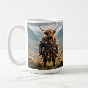 Taza De Café Viking de vaca Highland,